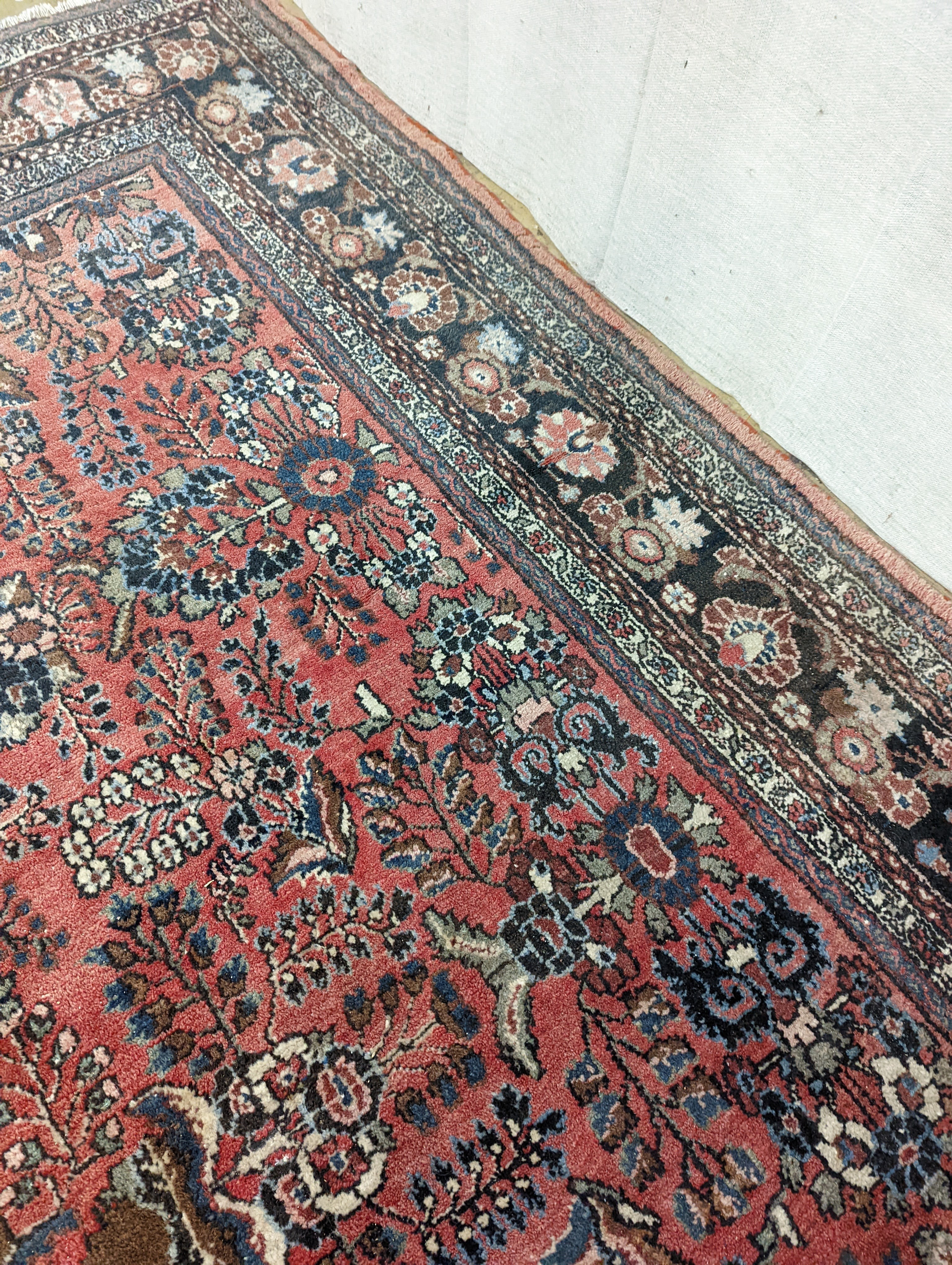 A Mahal red ground carpet, 320 x 270cm